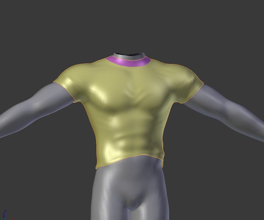 3D Model Clothes unissex